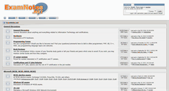 Desktop Screenshot of examnotes.net